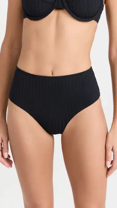 Solid & Striped The Lilo Bikini Bottoms Blackout | Thumbnail 2