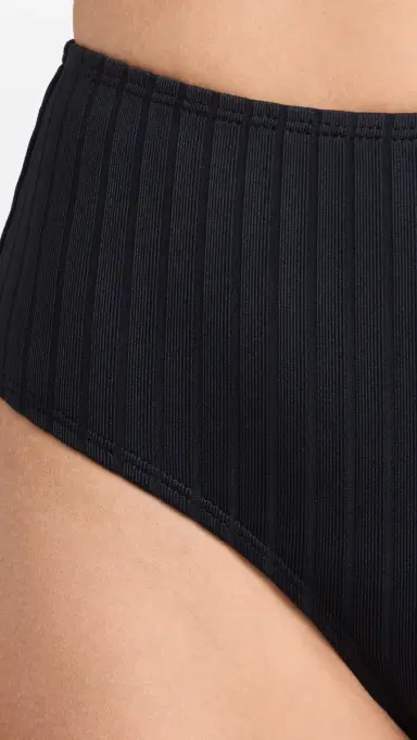 Solid & Striped The Lilo Bikini Bottoms Blackout | Thumbnail 6