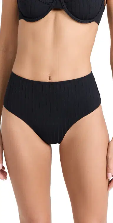 Solid & Striped The Lilo Bikini Bottoms Blackout | Thumbnail 1