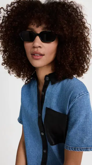 Le Specs Pilferer Sunglasses Black One Size | Thumbnail 3