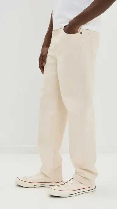 A.P.C. A. P.C. Fairfax Relaxed Jeans Aad Ecru | Thumbnail 4 A.P.C. A. P.C. Fairfax Relaxed Jeans Aad Ecru | Thumbnail 4