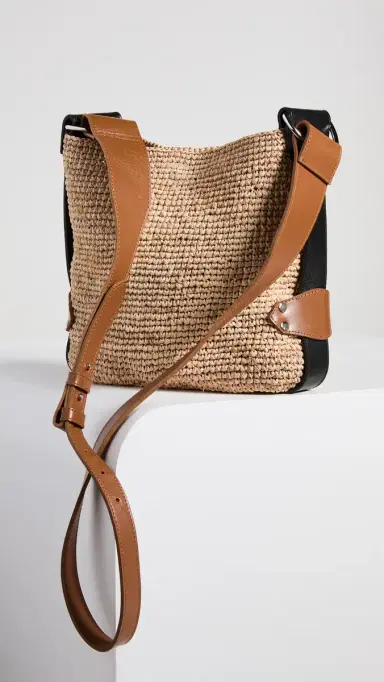 Isabel Marant Mini Bayia Hobo Bag Natural/Cognac One Size | Thumbnail 2 Isabel Marant Mini Bayia Hobo Bag Natural/Cognac One Size | Thumbnail 2