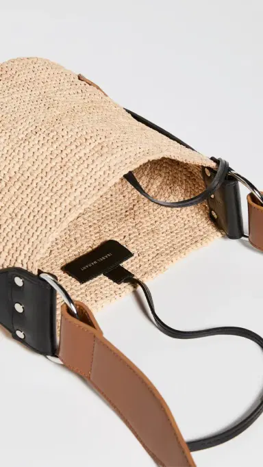 Isabel Marant Mini Bayia Hobo Bag Natural/Cognac One Size | Thumbnail 6 Isabel Marant Mini Bayia Hobo Bag Natural/Cognac One Size | Thumbnail 6