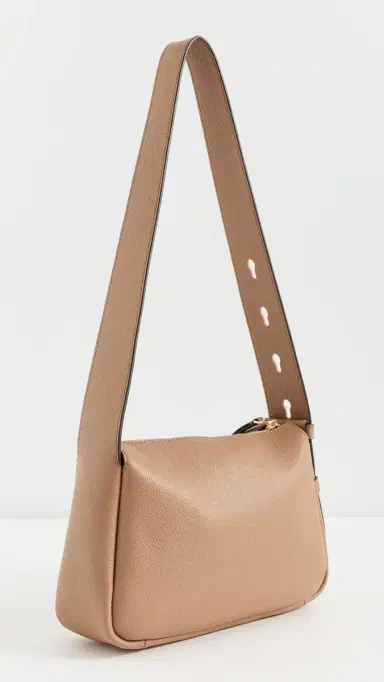 Tory Burch Romy Small Shoulder Bag Tiramisu One Size | Thumbnail 4 Tory Burch Romy Small Shoulder Bag Tiramisu One Size | Thumbnail 4