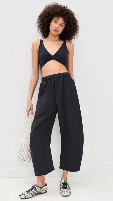 FP Movement Never Better Twist Crop Shirt Black | Thumbnail 5