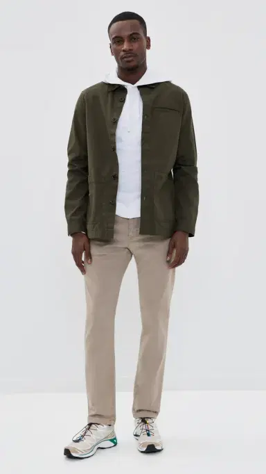 Faherty Sunwashed Slub Hoodie White | Thumbnail 5