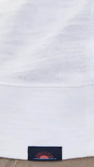 Faherty Sunwashed Slub Hoodie White | Thumbnail 6