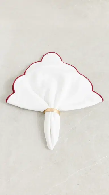 Weezie Dinner Napkin Cranberry One Size | Thumbnail 2 Weezie Dinner Napkin Cranberry One Size | Thumbnail 2
