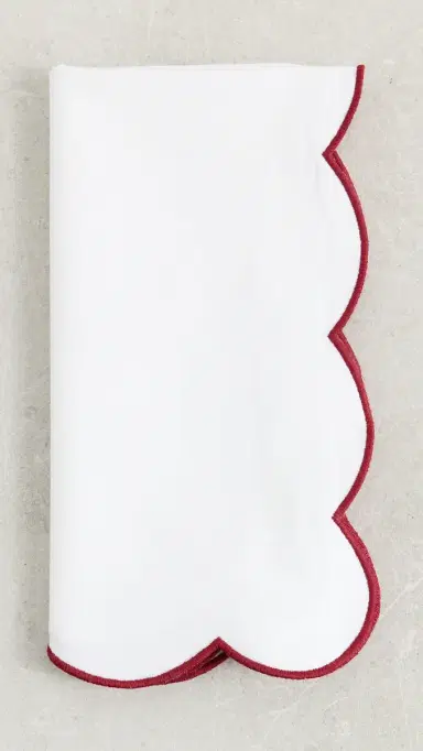 Weezie Dinner Napkin Cranberry One Size | Thumbnail 5 Weezie Dinner Napkin Cranberry One Size | Thumbnail 5