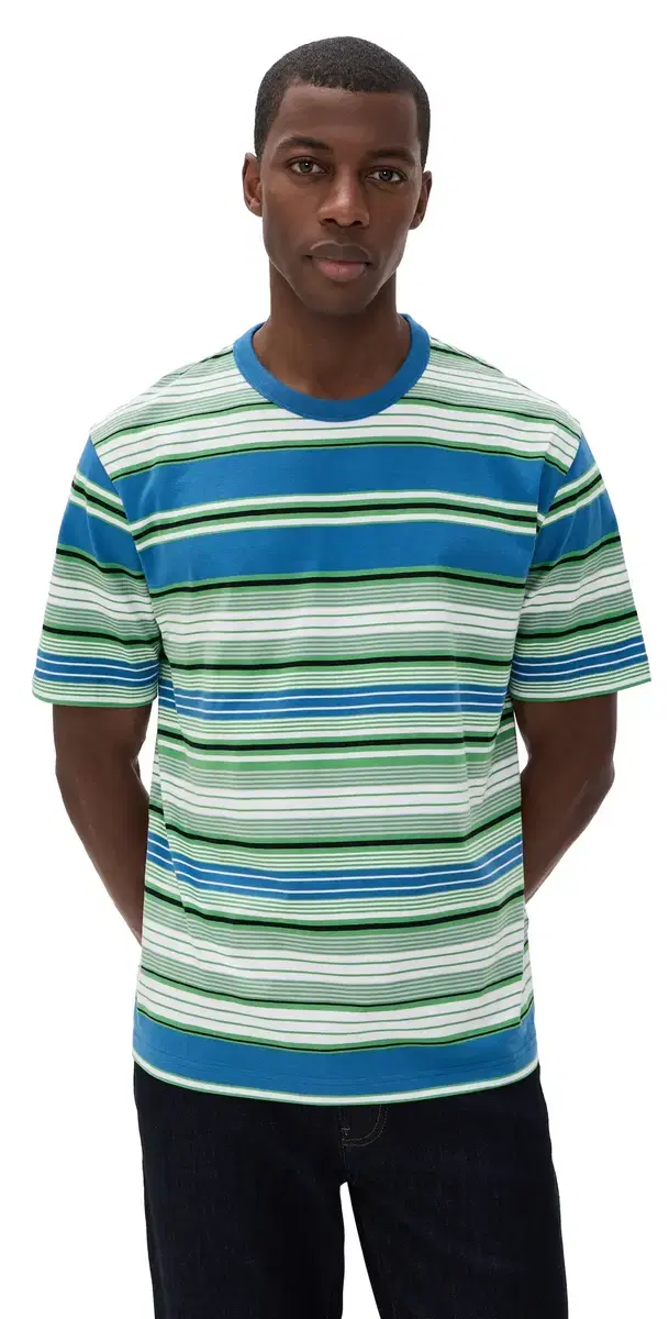 Casual Fit hort leeve T-hirt Cobalt Blue