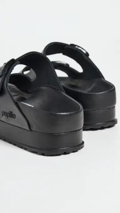 Birkenstock Arizona Platform Flex Exquisite Sandals Black | Thumbnail 4