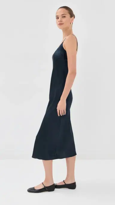 Sablyn Taylor Silk Dress idnight Navy | Thumbnail 4 Sablyn Taylor Silk Dress idnight Navy | Thumbnail 4