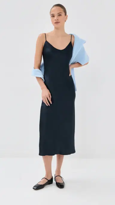 Sablyn Taylor Silk Dress idnight Navy | Thumbnail 5 Sablyn Taylor Silk Dress idnight Navy | Thumbnail 5