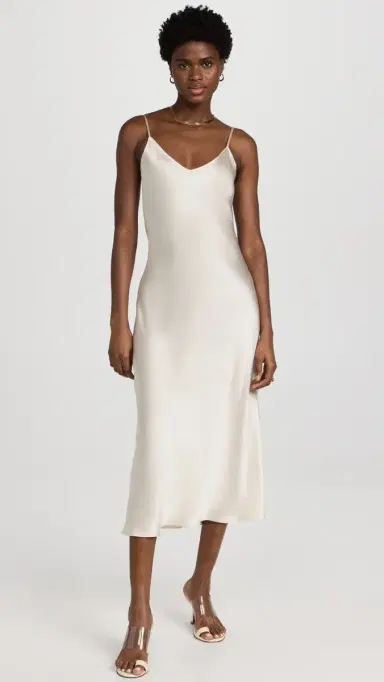 Sablyn Taylor Silk Dress Gardenia | Thumbnail 2
