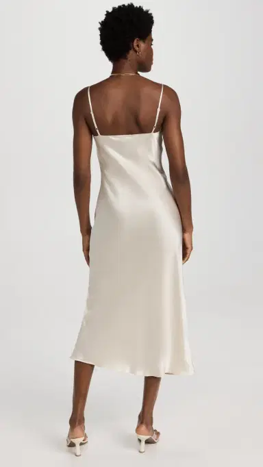 Sablyn Taylor Silk Dress Gardenia | Thumbnail 3