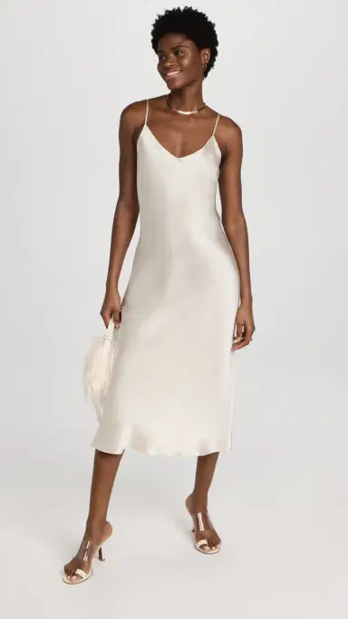 Sablyn Taylor Silk Dress Gardenia | Thumbnail 5
