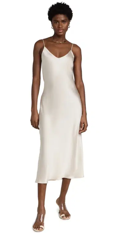 Sablyn Taylor Silk Dress Gardenia | Thumbnail 1