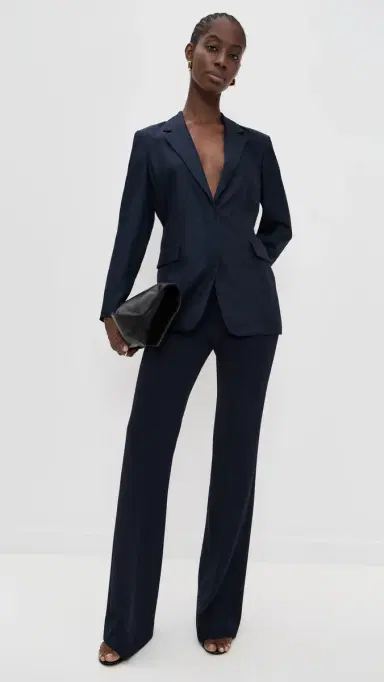 Theory Demitria Pants Deep Navy 4 | Thumbnail 5 Theory Demitria Pants Deep Navy 4 | Thumbnail 5