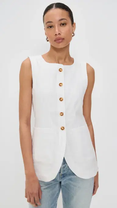 Posse Emma Vest Ivory M | Thumbnail 2
