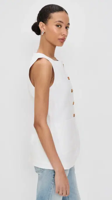 Posse Emma Vest Ivory M | Thumbnail 4