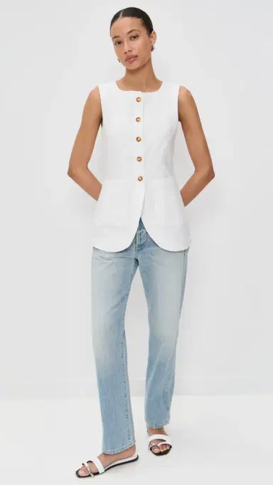 Posse Emma Vest Ivory M | Thumbnail 5