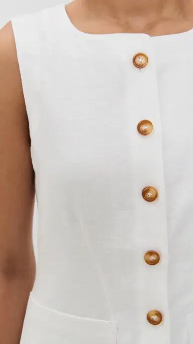 Posse Emma Vest Ivory M | Thumbnail 6