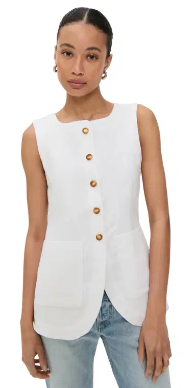 Posse Emma Vest Ivory M | Thumbnail 1
