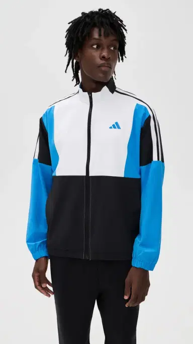 Adidas Golf Full-Zip Windbreaker Jacket Black L | Thumbnail 2 Adidas Golf Full-Zip Windbreaker Jacket Black L | Thumbnail 2