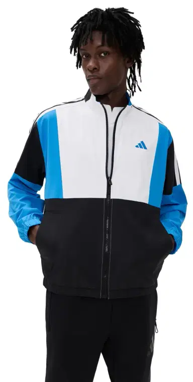 Adidas Golf Full-Zip Windbreaker Jacket Black L | Thumbnail 1 Adidas Golf Full-Zip Windbreaker Jacket Black L | Thumbnail 1