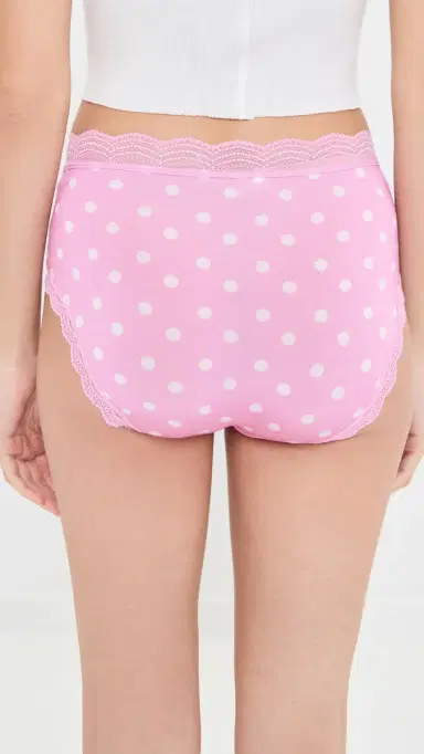 Stripe & Stare Spots & Stripes High Rise Panties 4 Pack Spots & Stripes S | Thumbnail 4