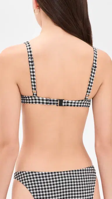 Onia arilyn Bikini Top Black/White | Thumbnail 3