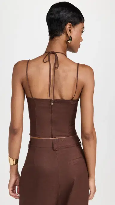 Lioness Del Gato Corset Chocolate | Thumbnail 3
