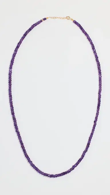 JIA JIA February Amethyst Beaded Necklace | Thumbnail 2