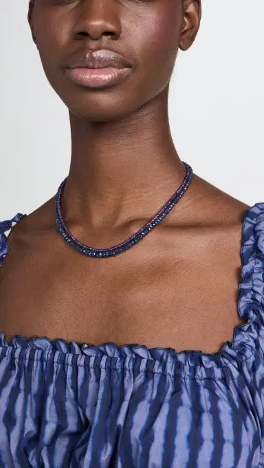 JIA JIA February Amethyst Beaded Necklace | Thumbnail 3