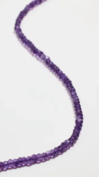 JIA JIA February Amethyst Beaded Necklace | Thumbnail 4