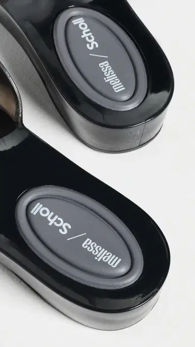 Melissa x Dr. Scholl Pescura Heels Clear Black | Thumbnail 4