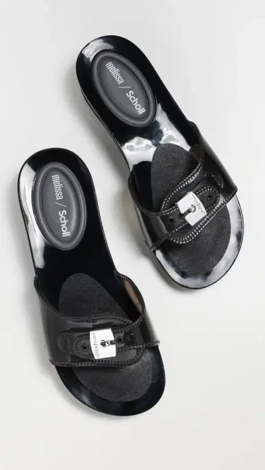 Melissa x Dr. Scholl Pescura Heels Clear Black | Thumbnail 5