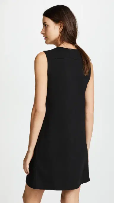 English Factory Lace Up Front Dress Black L | Thumbnail 3