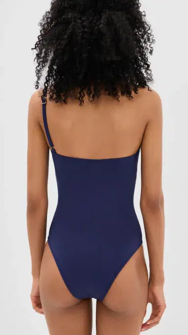 Carolina K aj One Shoulder One Piece Navy | Thumbnail 3