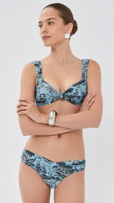 Staud Emsley Bikini Bottoms Sky Toile L | Thumbnail 4