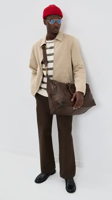 Polo Ralph Lauren Pebble Leather Duffel Bag | Thumbnail 3