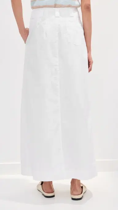 LE BOP Celeste Maxi Skirt White | Thumbnail 4