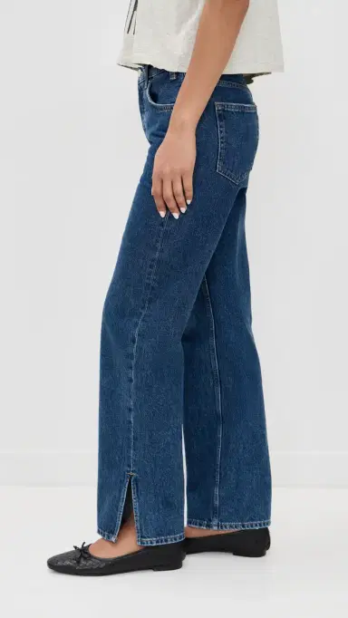 Anine Bing Roy Jeans Washed Blue | Thumbnail 4