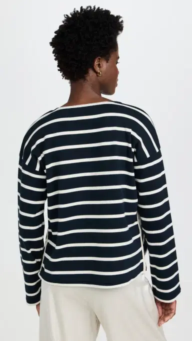 La Ligne Breton Long Sleeve Tee Navy/Ecru M | Thumbnail 3 La Ligne Breton Long Sleeve Tee Navy/Ecru M | Thumbnail 3