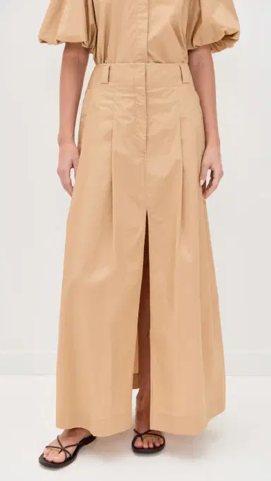 LE BOP Celeste Maxi Skirt Tan | Thumbnail 3 LE BOP Celeste Maxi Skirt Tan | Thumbnail 3