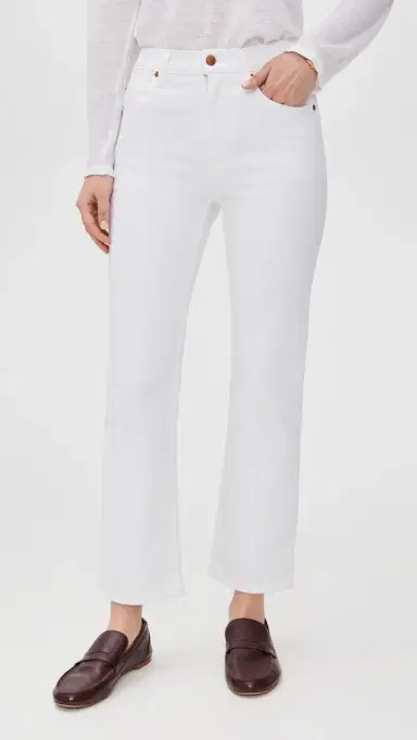 Jamie Haller The Kenickie Jeans in Soft White Soft White | Thumbnail 2 Jamie Haller The Kenickie Jeans in Soft White Soft White | Thumbnail 2