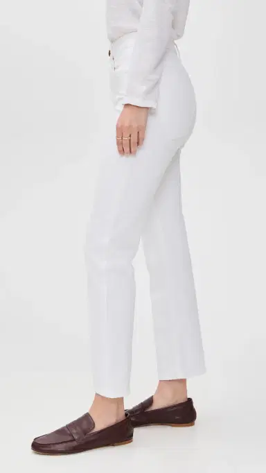 Jamie Haller The Kenickie Jeans in Soft White Soft White | Thumbnail 4 Jamie Haller The Kenickie Jeans in Soft White Soft White | Thumbnail 4