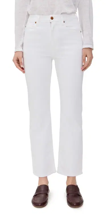 Jamie Haller The Kenickie Jeans in Soft White Soft White | Thumbnail 1 Jamie Haller The Kenickie Jeans in Soft White Soft White | Thumbnail 1