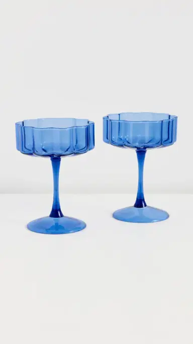 FAZEEK Wave Coupe Glasses Set of 2 | Thumbnail 2 FAZEEK Wave Coupe Glasses Set of 2 | Thumbnail 2