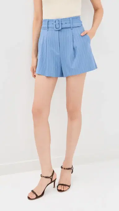 Veronica Beard Piper Shorts Blue Jay/Dove 8 | Thumbnail 2 Veronica Beard Piper Shorts Blue Jay/Dove 8 | Thumbnail 2